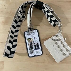 The Girls Black and Cream Strap